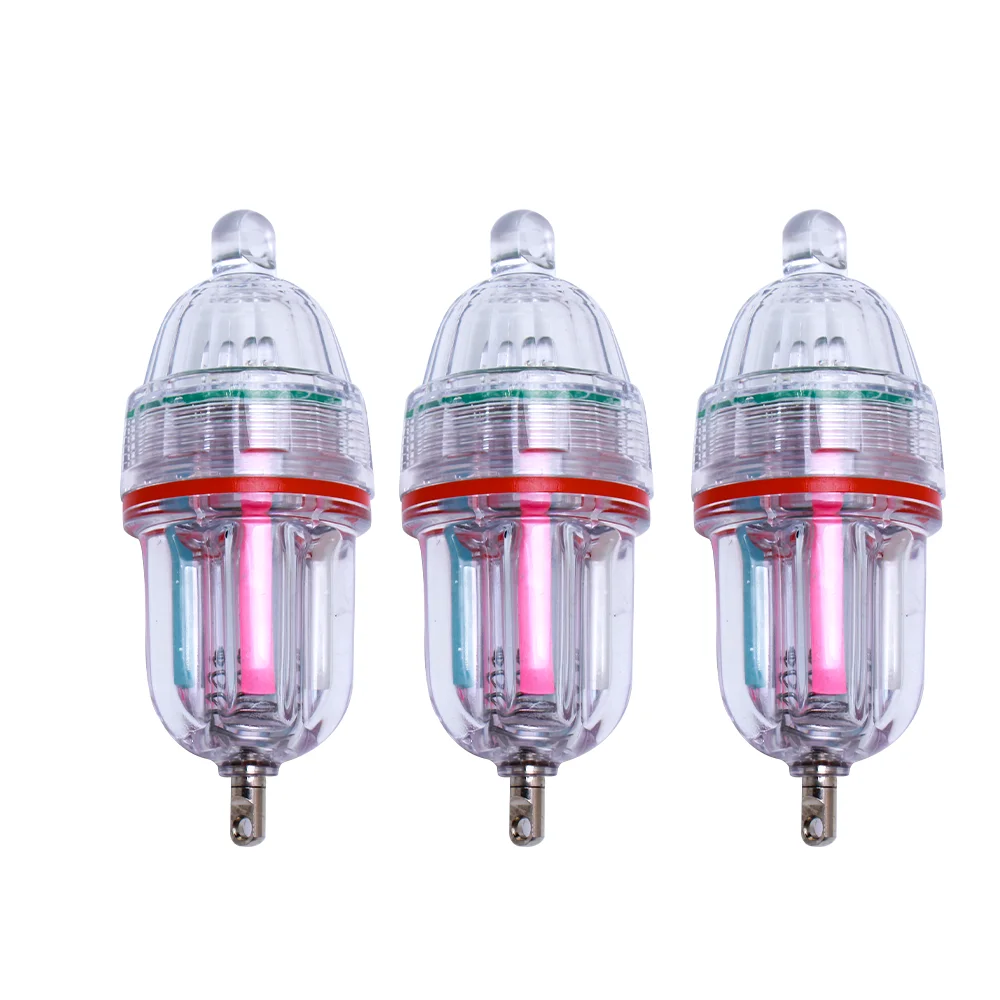 1 pc LED color fishing light, flashing underwater lure light, night fishing deepwater fish light, powerful light