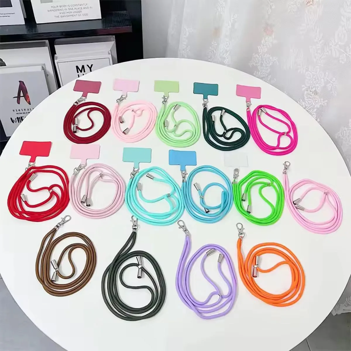 

Многофункциональный ремешок для телефона (1/4 шт.), регулируемый, для ношения через плечо, на шее, на запястье, с возможностью ношения на спине