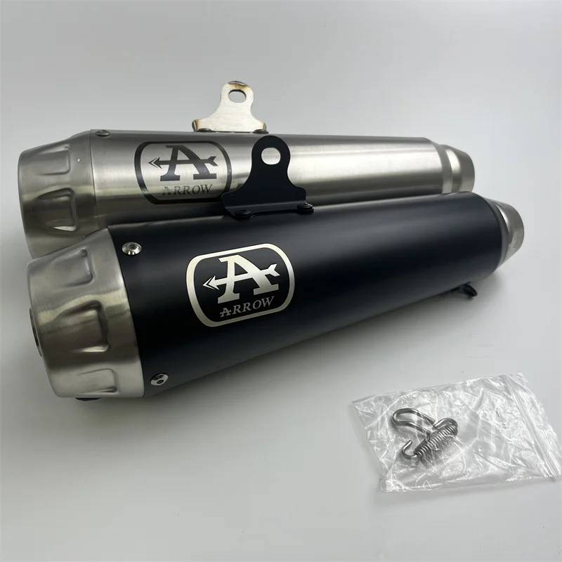 

60mm For GSX8S CB400F MT03 DUKE1290 NSS750XSR155 NMAX Universal Motorcycle Exhaust Muffler Escape With DB Killer