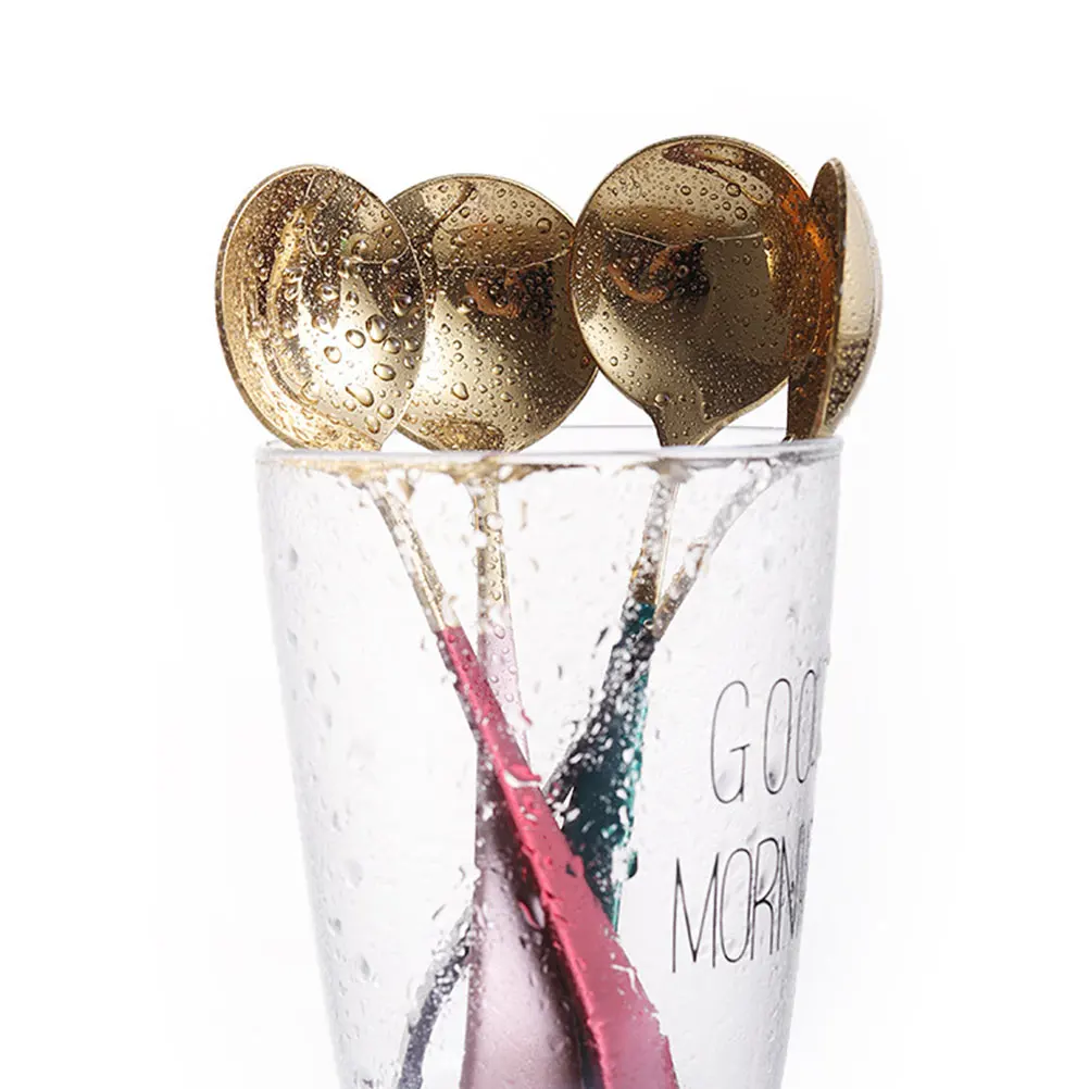 

5 шт. детские обеденные ложки из нержавеющей стали, сервировка супа, детская ложка для риса, десертная еда, термостойкая кухня