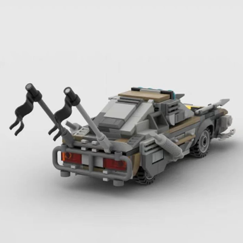 Moc-modelo de coche de músculos técnicos, vehículo de juego, campeón de velocidad, MOC-161369, juguetes de bloques de montaje, regalos de cumpleaños