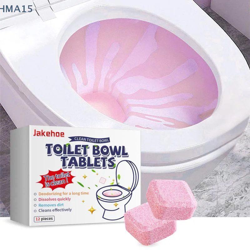 [H]Jakehoe toilet effervescent tablets, toilet cleaner, removes odors, yellow stains, dirt, and  stains