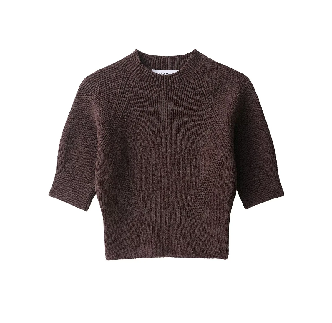 

Women's Ribbed Knit Sweater Pullover Fashionable 2025 New Arrival Trendy Sleeve Length Ideal for Casual Wear/Workwear