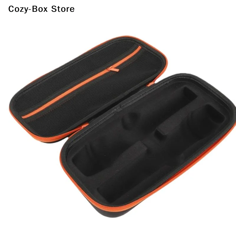 [ZY]1Pcs Handheld Dual Mic Microphone Case Travel Case For PartyBox Wireless Mic Carrying Case Microphone Protable Storage Bag