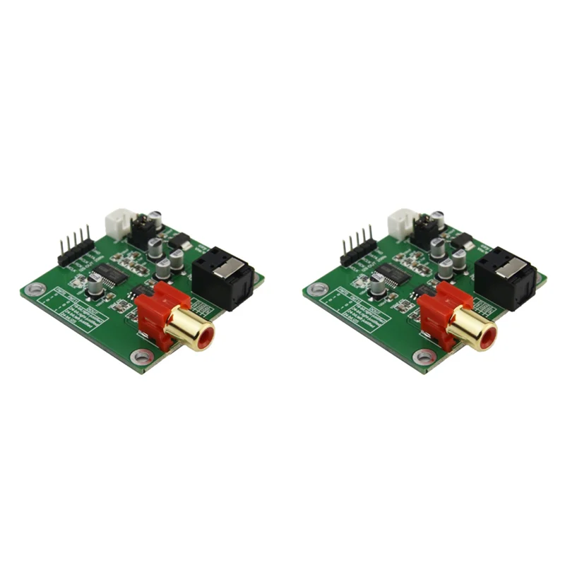 

AA60-2PCS DIR9001 Module Fiber Coaxial Coaxial Receiver SPDIF To I2S Output 24Bit 96Khz Dedicated For DAC Module NEW