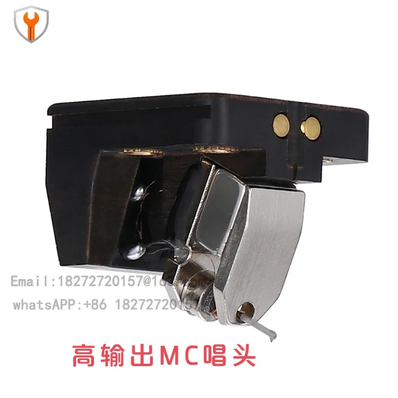 MC Phono Cartridge 0.8mV High Output, Elliptical Diamond Stylus for LP Vinyl Records - Audiophile Grade