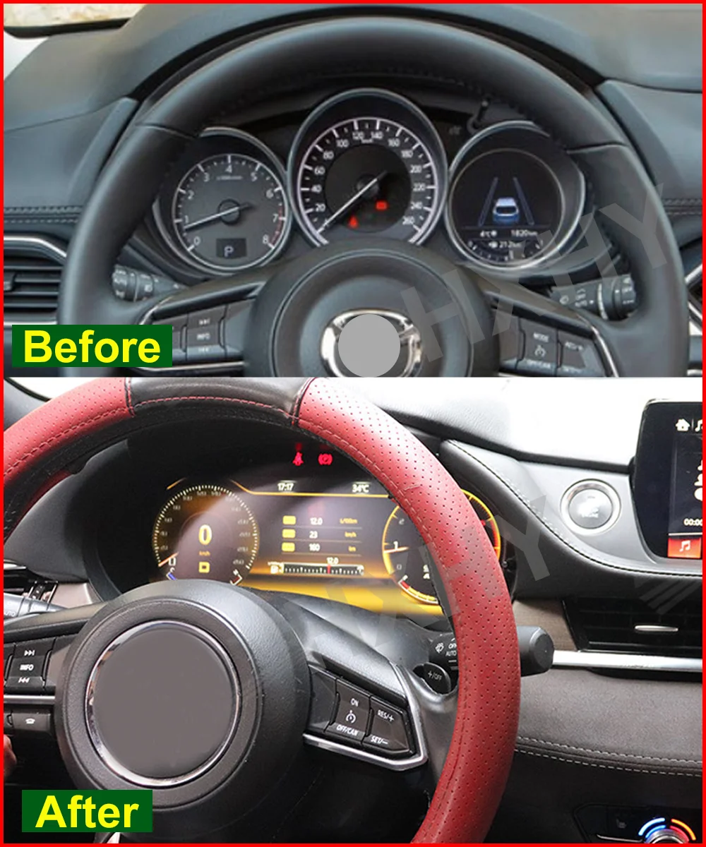 2024 Car Digital Cluster Instrument CockPit for Volkswagen for Mazda 6 CX5 Atenza 2017- 2021 LCD Speedmeters Dashboard Player