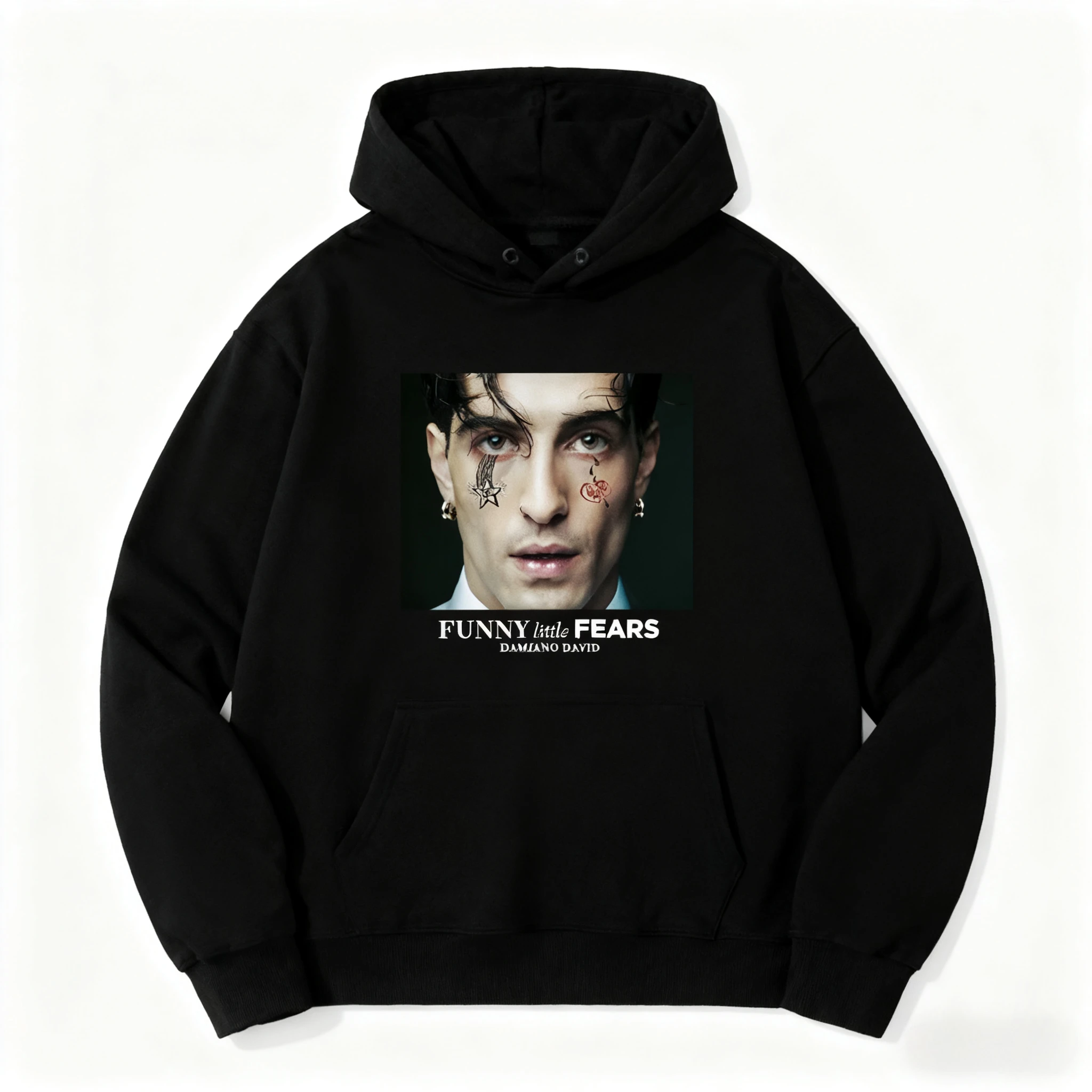 

Star Portrait Graphic Printing Autumn and Winter Men's and Women's Hoodies Casual Loose Outdoor Street Sports Training Brand