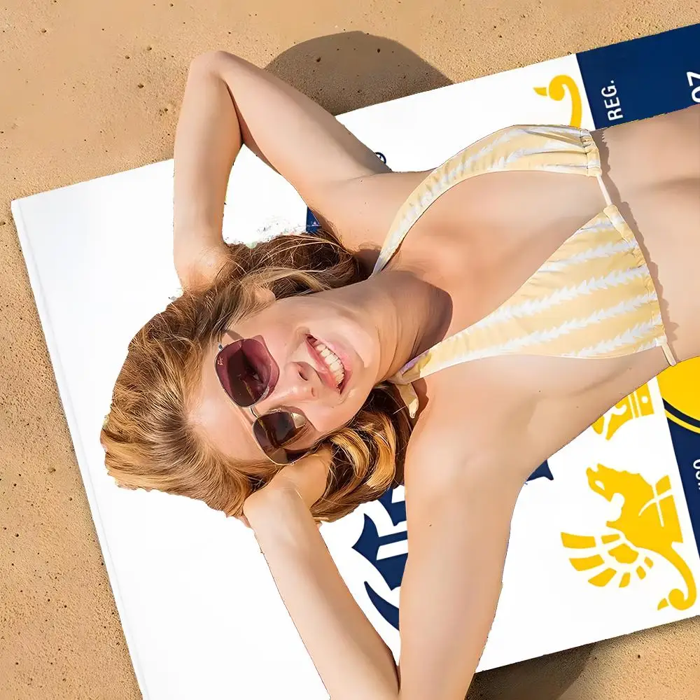 C-Corona Towel Microfiber beach towel, quick-dry, sand-free, ultra-fine fiber, super soft.