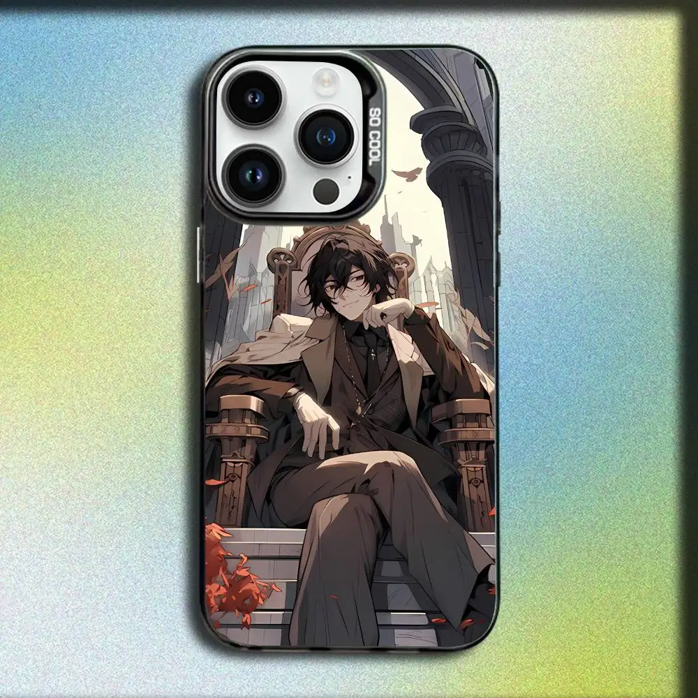 O-Osamu B-Bungo Dazai Stray Dogs Phone Case For iPhone 17,16,15,14,13,12,11,Pro,Max,Plus,E,SE4,Air,Mini Black IMD Box