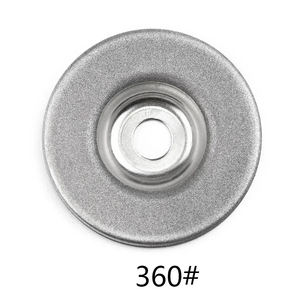Imagem -04 - Diamante Rebolo Círculo Disco Apontador Multifuncional Elétrico Acessórios Moedor 56 mm 180 320 600 Grit 1pc