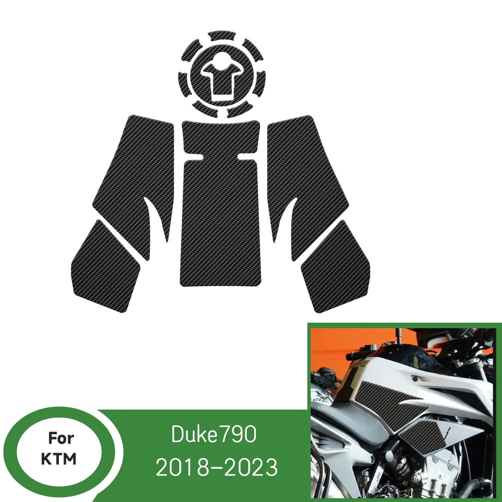 

For Duke 790 Anti Slip Fuel Tank Stickers Gas Cap Oil Protect Pad For KTM Duke790 2018-2023 Motorcycle Accessories