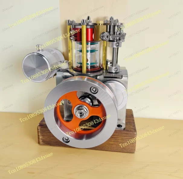 Mechanical Enthusiast Engine Model – Four-Stroke Mini Internal Combustion Device for Physics Teaching & Creative Gifting