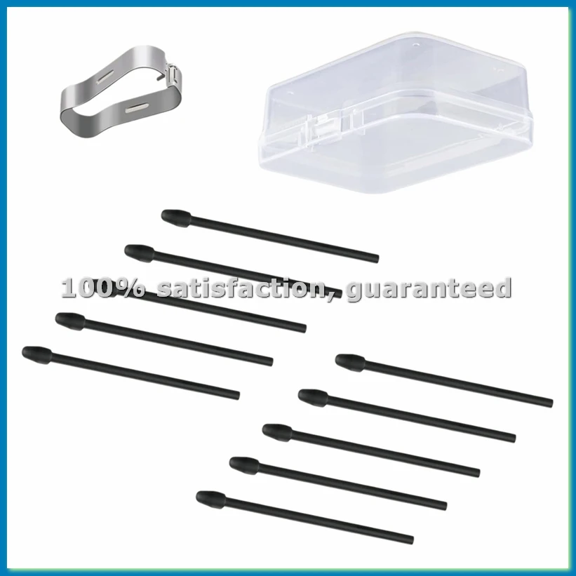 Replacement Pen Tips for 2 Pen- 4096 Pressure Sensitivity and Tilt Writing Support, with Nibs Removal Tool,B-ABFB