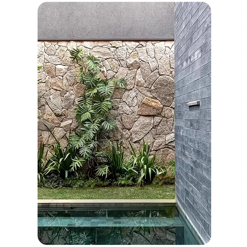 Turtle stone, pu fortress stone, crushed stone slab, city wall stone, Maya stone, lime stone, antique brick, outdoor courtyard l