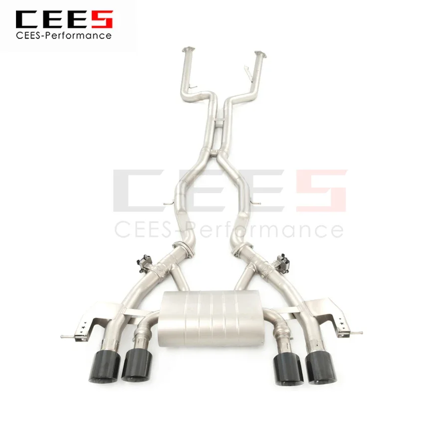 CEES Exhaust System For BMW M4 G82 Catback Stainless Steel Valve Muffler Catback Escape Tubo Escape Coche Car Accessories