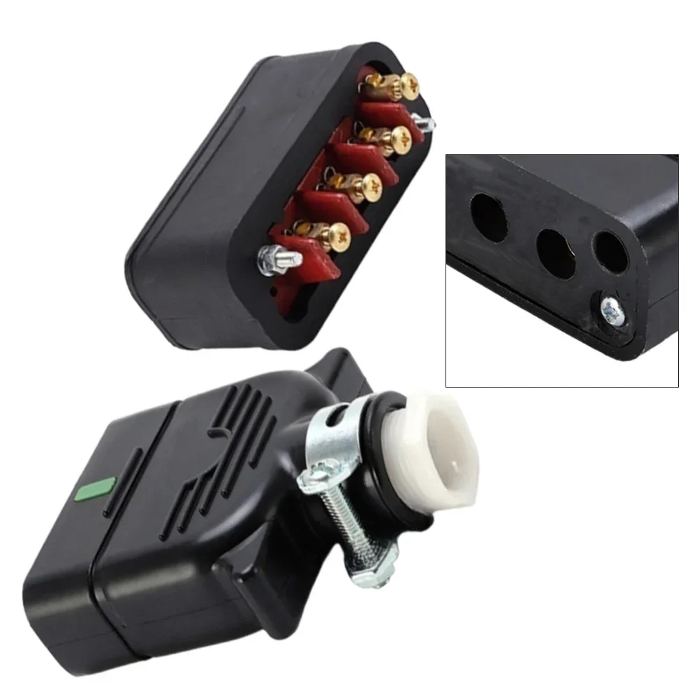 30A 250V AC Battery Charger Socket With IP67 Waterproof Protection For Forklifts And Sightseeing Vehicles Compatible For Nichiyu