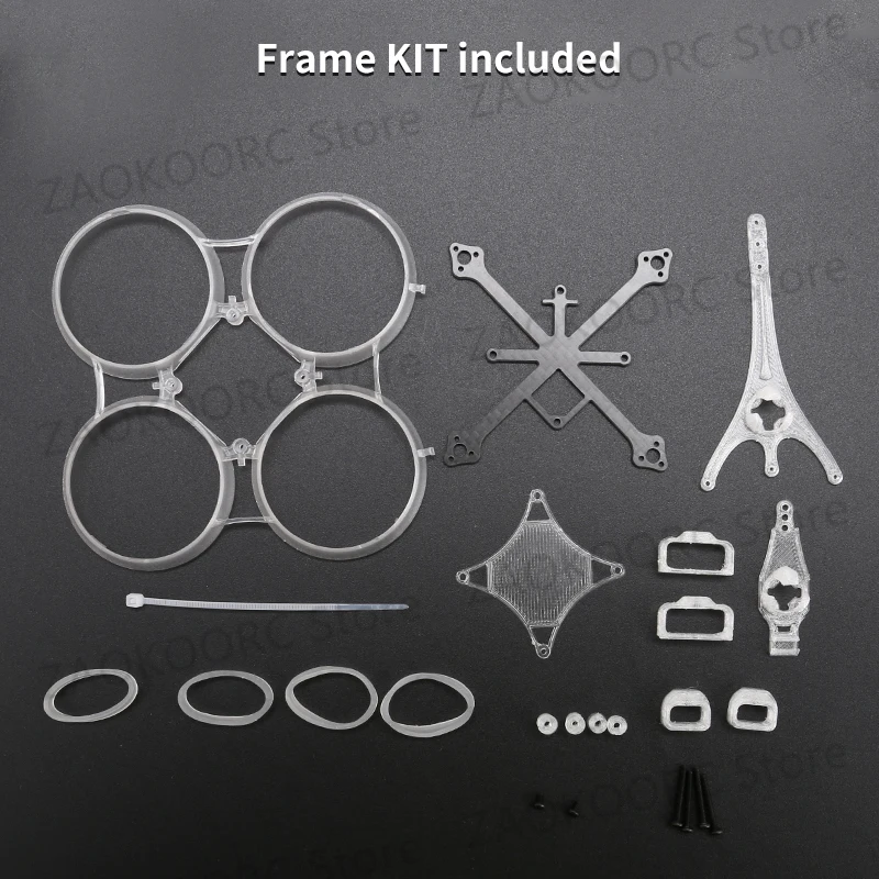 ACK75 Attacking Chicken FPV Frame KIT Transform Mobula6 Mobula7 Modify 1S/2S/O3 For RC FPV Tiny Whoop DIY