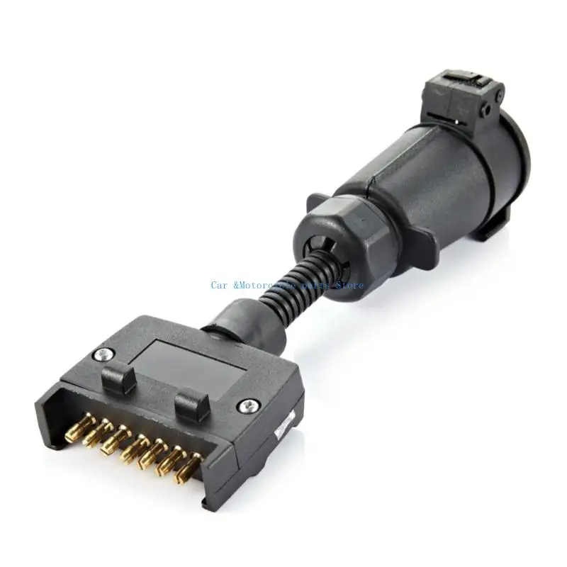 

Y9UC Shockproof 7 Pin Towing Socket with Enhanced Safety Features Trailer Electrical Connector for Long Distance Hauling