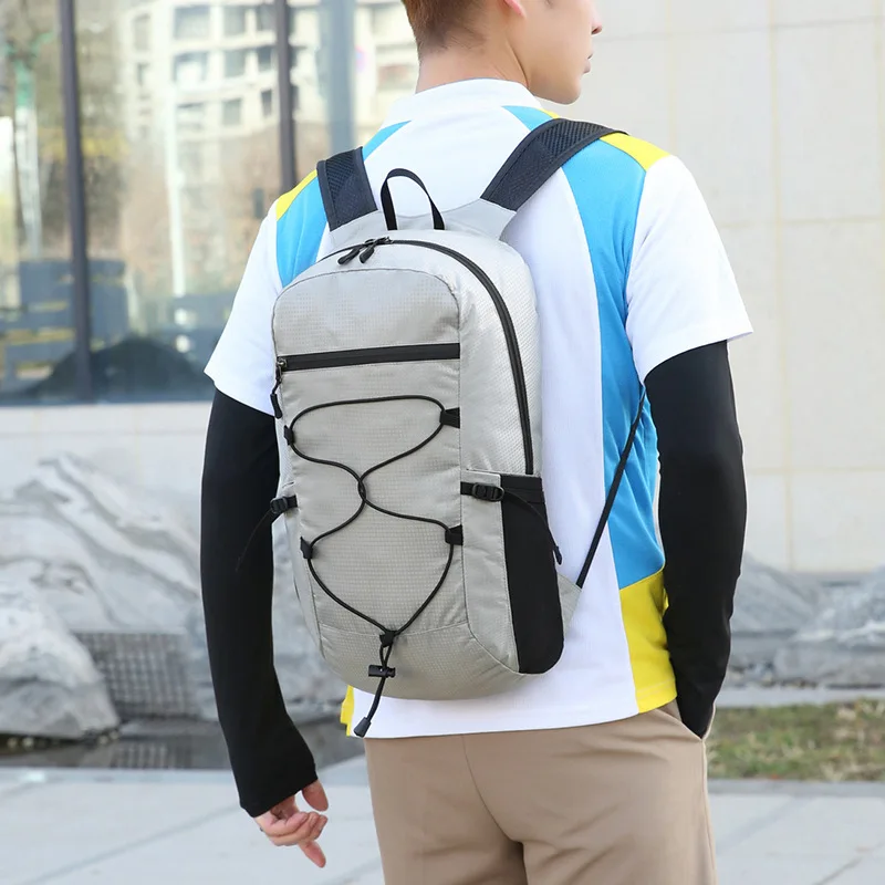 15L Outdoor Hiking Bag Foldable Waterproof Mountaineering Backpack Women Men Large Capacity Lightweight Hiking Travel Backpack view 2