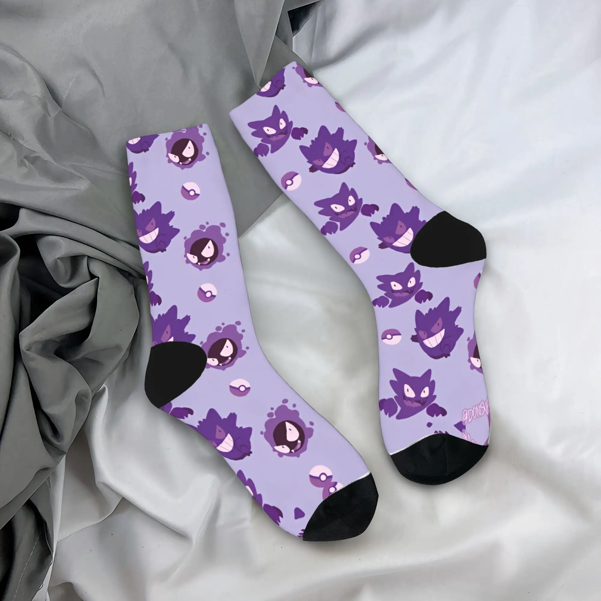 Calcetines de Anime japonés G-Gengars, medias antideslizantes, calcetines deportivos suaves y transpirables para exteriores, calcetines gráficos novedosos de invierno