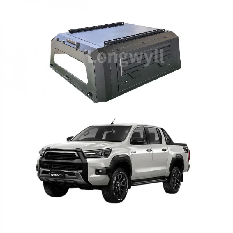 

Anti-Dust Truck Topper for Hilux Rocco Waterproof Smartcap Dual-Door Camper Shell with Ventilation