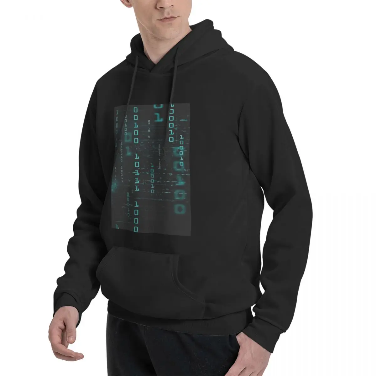 Hacker Code Binary Code Geek Science Computer Hoodies Men's Women Casual Pullover Sweatshirts  Long Sleeve Hooded Autumn Winter