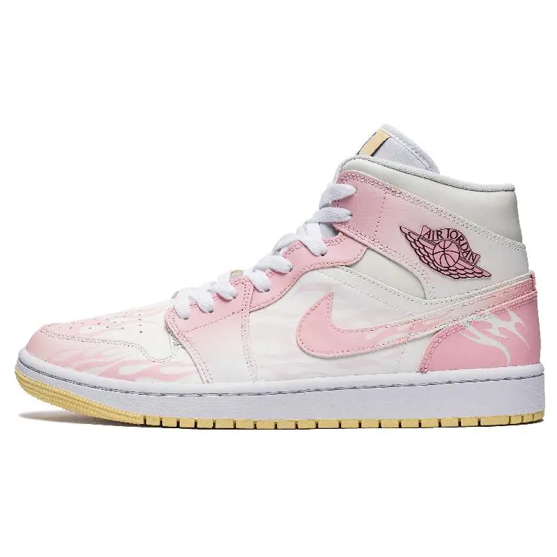 【Customize】Jordan Air Jordan 1 Vintage Basketball Shoes Unisex Sneakers shoes BQ6472-701