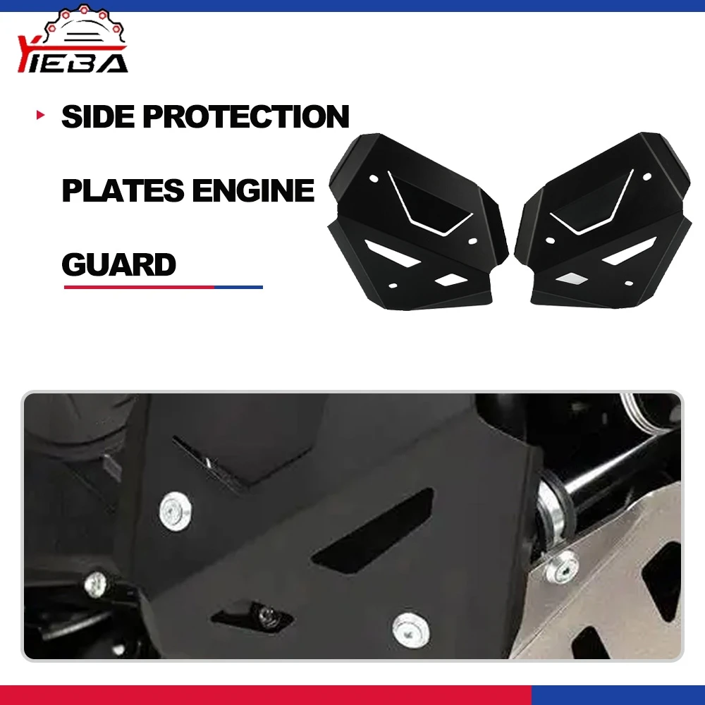For Honda XL750 TRANSALP 2023-2024-2025 Aluminium Side Protection Plates Engine Guard Accesorios Para Motocicles