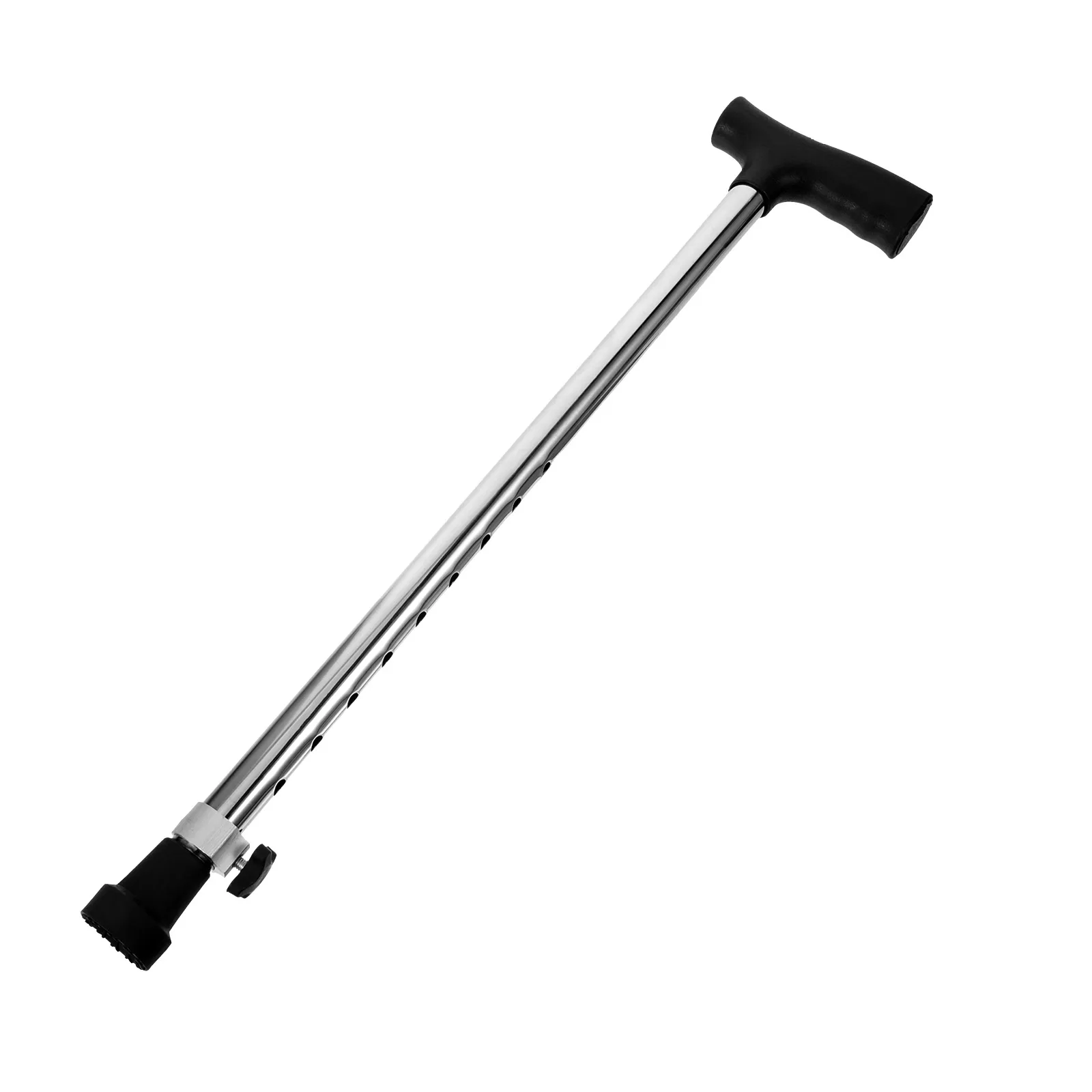 

Adjustable Detachable Walking Cane Stick Stainless Steel Cane Trekking Pole Non Slip Handle Trekking Pole Folding