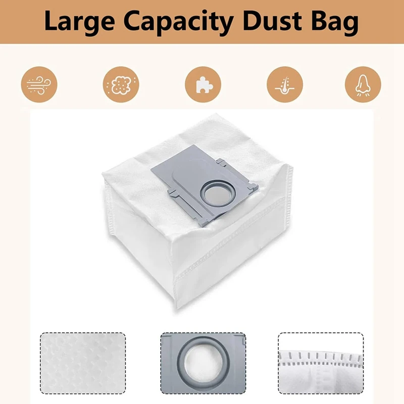 Main Brush,Side Brush,Filter,Dust Bag Replacement Accessories For Roborock Q8 Max Q8 Max+ Q5 Pro Q5 Pro+ Vacuum