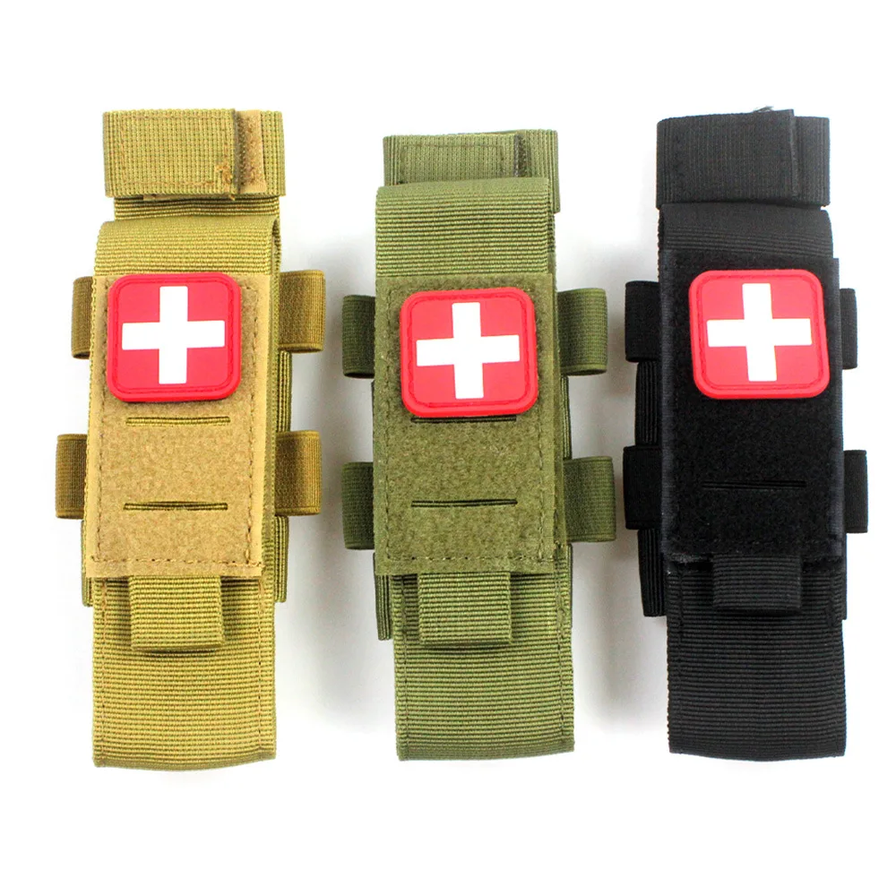 Funda táctica portatorniquete MOLLE para emergencias médicas