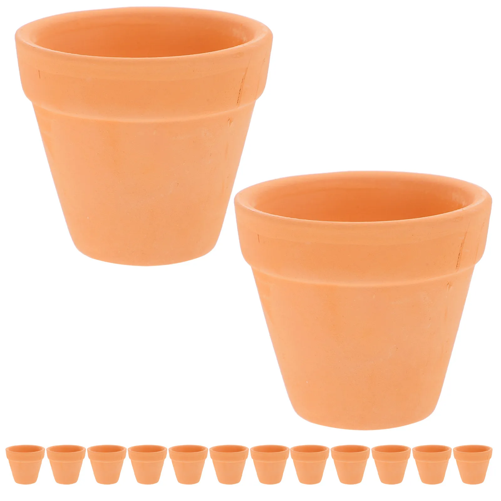 20 Vasetti In Terracotta Piccoli Per Piante Grasse | 3,5x3 Cm Con Foro Di Drenaggio, Ideali Per Cactus E Fai Da Te