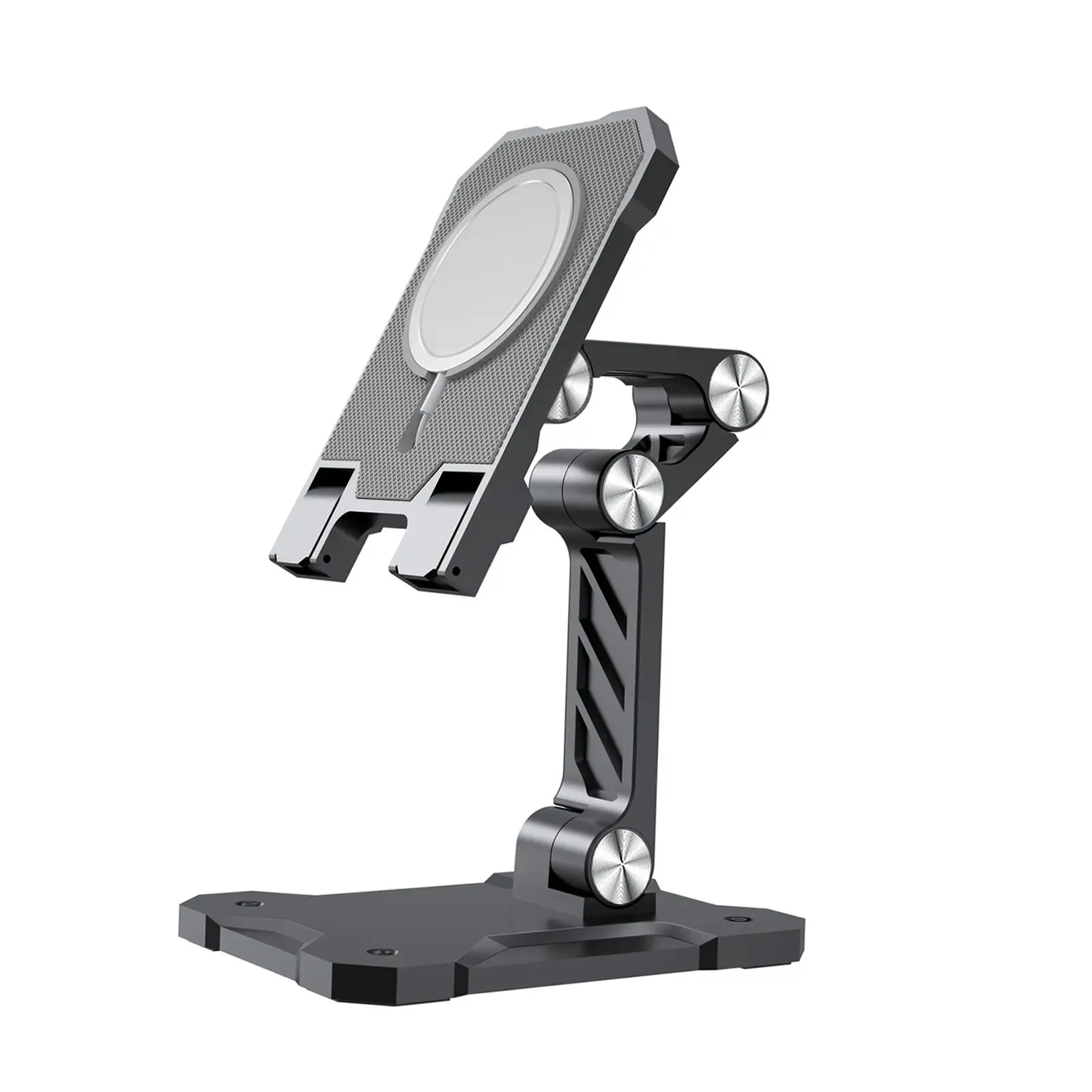 

Mobile Table Holder Wireless Tabletop iOS Charger Stand Foldable Adjustable for iPhone iPad Multiple Devices