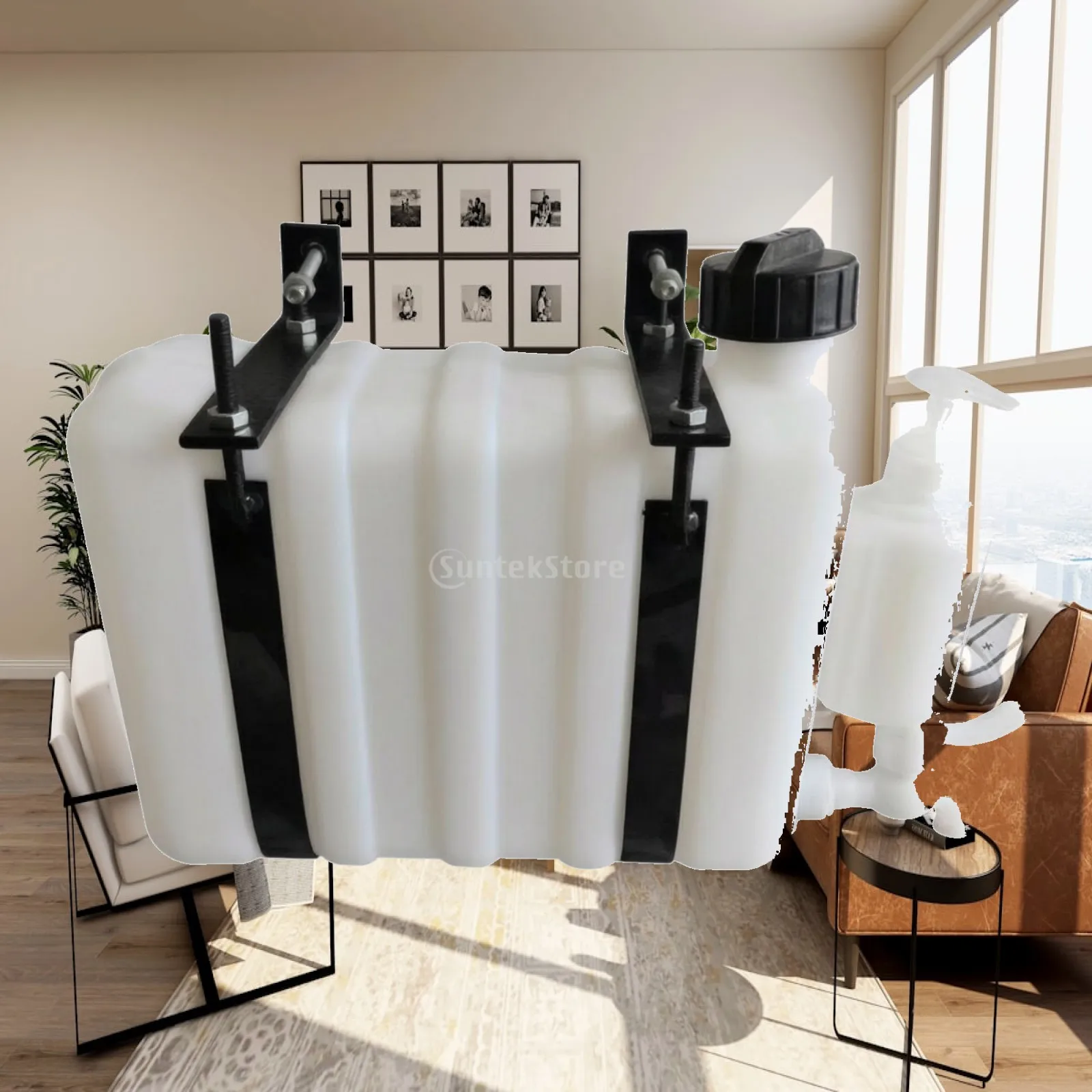 9L Truck Bed Water Tank Industrial Container with Soap Dispenser for Outdoor Hand Washing Station