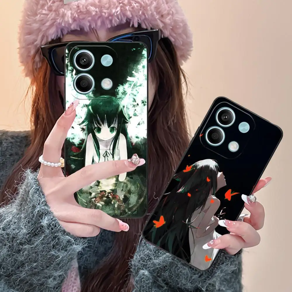 Saya no Uta حافظة هاتف محمول لهاتف Xiaomi Redmi Note 14 13 12 11 S Pro Plus 4G 5G غطاء طباعة ملون غطاء الهواتف المحمولة جميل