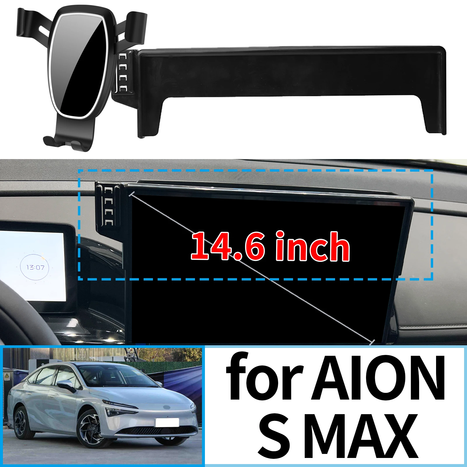 

fit for AION S Max 14.6inches 2023 2024 2025 ​​Navigation Bracke Screen Base Phone Holder Mount Car ​​accessoires