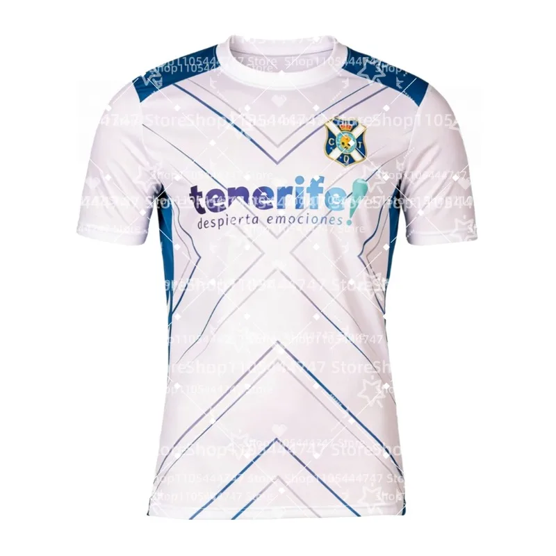 Camiseta de Fútbol Tenerife Verano 2026, Cómoda y Transpirable, Camiseta de Entrenamiento de Secado Rápido