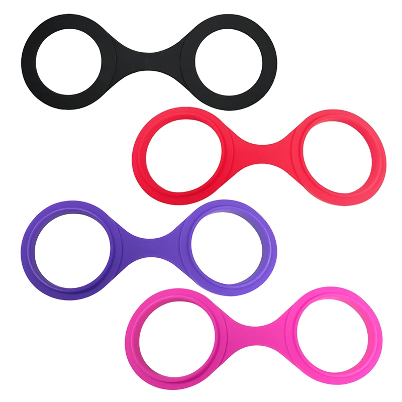 Juego de esposas sexuales de silicona, esposas suaves ajustables para juegos de rol en pareja, kit de inicio de bondage con ataduras para muñecas