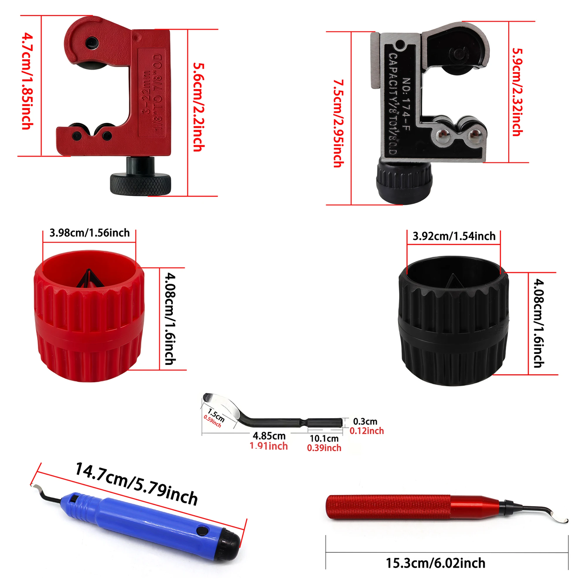 Portable Arrow Pipe Cutting Zinc Alloy Metal Cutter for Aluminum Pipe Water Pipe Air Conditioning Maintenance Refrigerator Tools