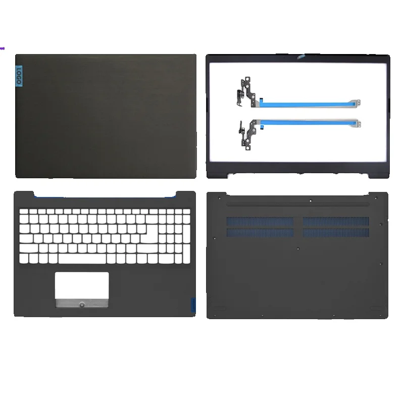 Imagem -01 - Laptop Tampa Traseira para Lenovo Ideapad L34015 L340-15irh Moldura Frontal Dobradiças Palmrest Shell Superior Caixa Inferior Habitação Superior Novo laptop tampa traseira para lenovo ideapad l34015 l340 15irh moldura frontal dobradicas palmrest shell superior caixa inferior habitacao superior novo 01