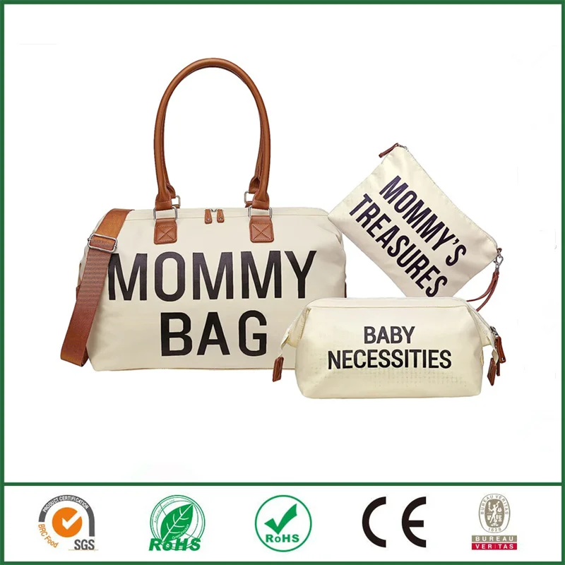 Bolsa de almacenamiento de viaje para mamá, bolsa impermeable de gran capacidad, separación húmeda y seca, bolsas de pañales para bebé, bolsas