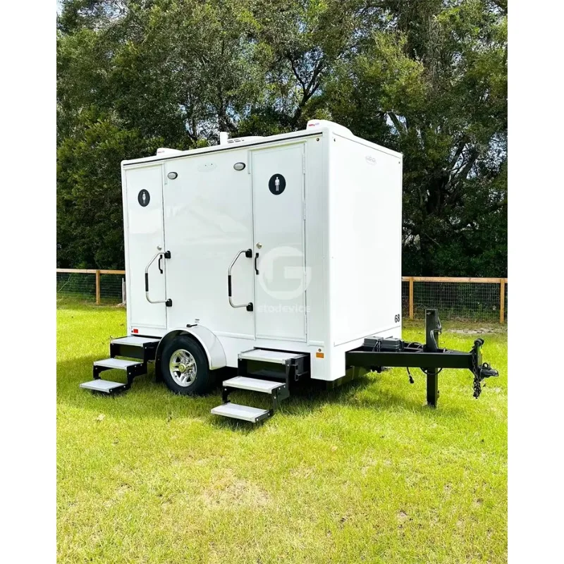 【Direct Factory Sale】Customize Plastic Outdoor Toilet Mobile Toilets Trailer Portable Toilet Luxury Restroom Shower Trailer Fact