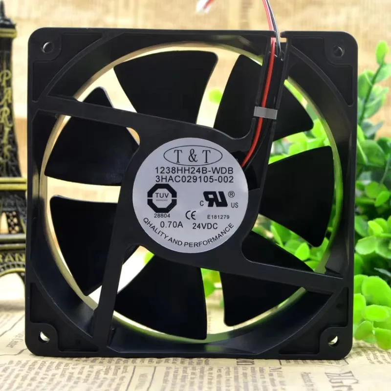 New Cooling Fan for TT 1238HH24B-WDB  3HAC029105-002 ABB 24V 0.7A Robot Controller Fan