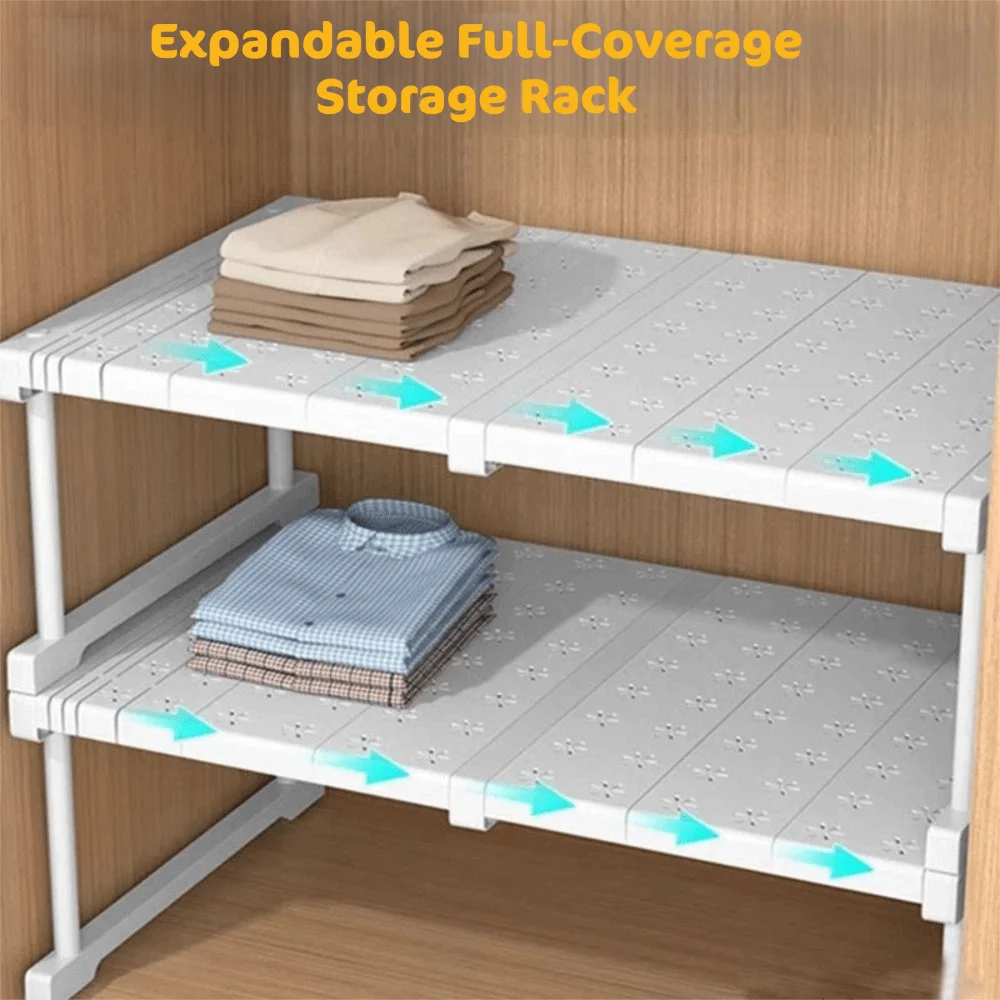 

Multifunctional Adjustable Telescopic Shelves Multi Layered Pull Out Organizer Shelf Expandable Storage Rack Bathroom