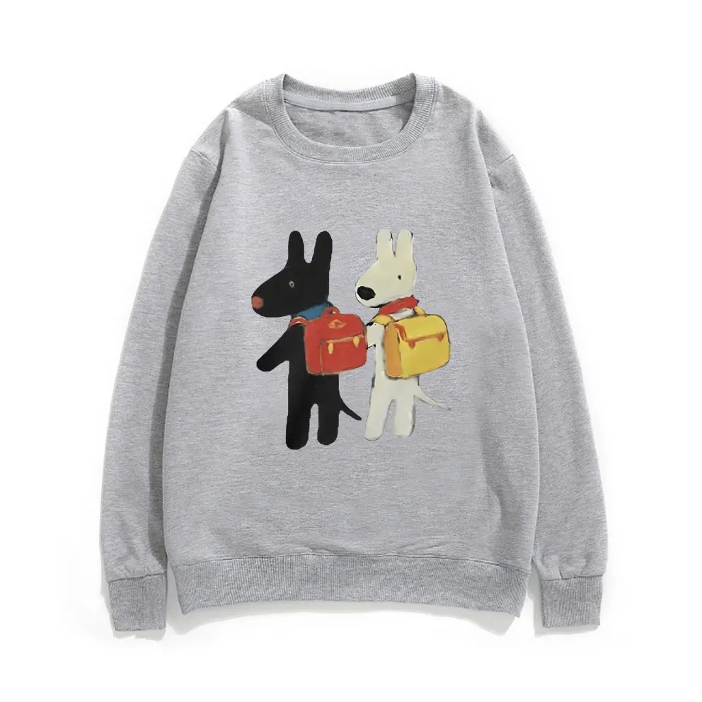 Gaspard and Lisa Best Friend Afterschoo Baby Graphic Sweatshirt Men Women Vintage Casual Pullover Male Funny Cartoon Pullovers