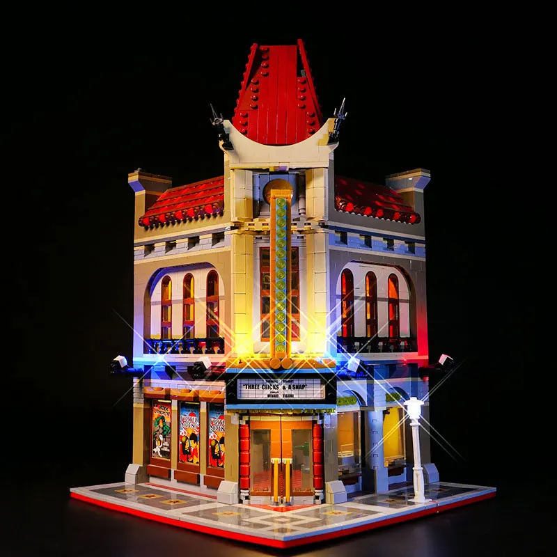 LED-lichtset voor LEGO 10232 City Street Palace Cinema compatibel met 15006 (exclusief bouwstenen stenen kits sets model)