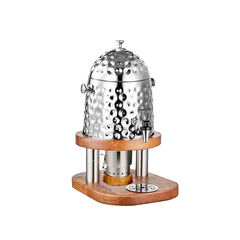 12L Portable Stainless Steel Hot Coffee Milk Dispenser Silver Hammer