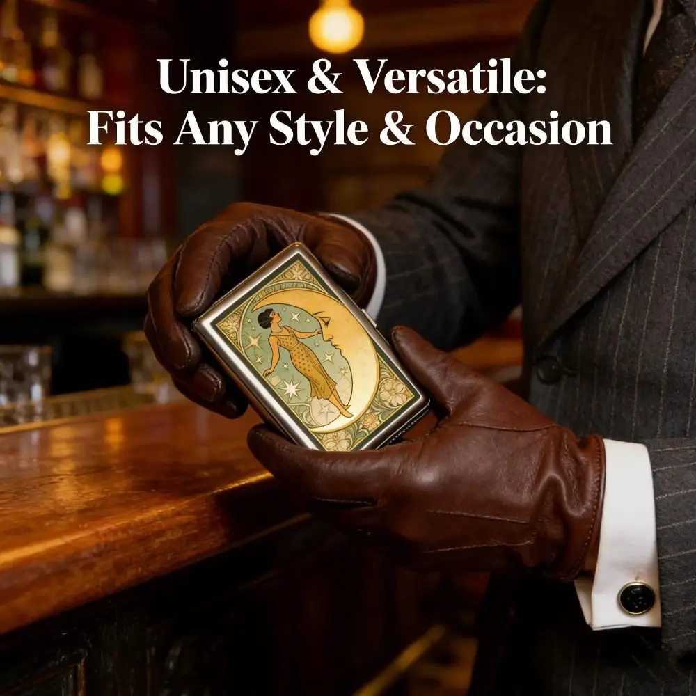 Vintage-Style Vintage Card Case Metal Material Easy Snap Cash Case Versatile Design Multi-function Metal Case Business Cards