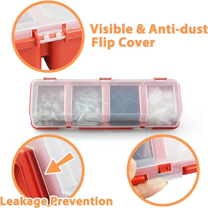 ABLU-Mini Screw Parts Box Storage Case Recycled Material 400.0G